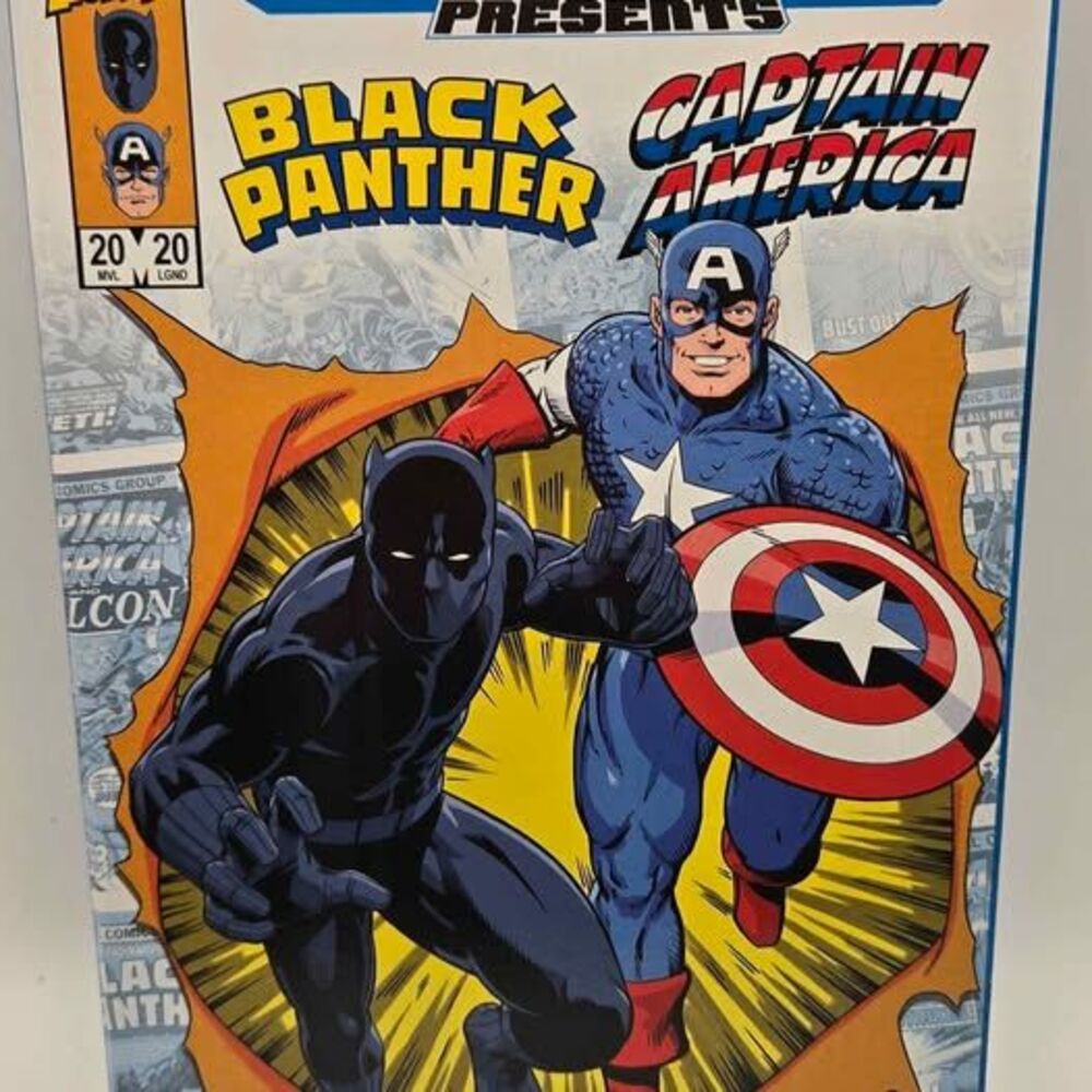 Marvel Legends Retro 3.75 Black Panther Captain America 2-Pack Kenner Sealed New